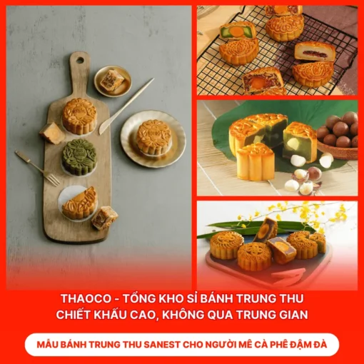 Bánh Trung Thu Sanest Cho Người Mê Cà Phê Đậm Đà